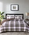 Madison Park Essentials Parkston Reversible 3-pc. Comforter Set, Full/queen In Brown