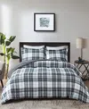 Madison Park Essentials Parkston Reversible 3-pc. Comforter Set, King/california King In Black,white