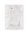 Madison Park Essentials Printed Cotton Percale 4-pc. Sheet Set, Full In Tan Leaves