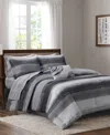 Madison Park Essentials Saben 7-pc. Comforter Set, Twin In Gray