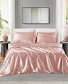 Madison Park Essentials Satin 4-pc. Sheet Set, Twin In Blush