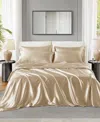 Madison Park Essentials Satin 4-pc. Sheet Set, Twin In Champagne