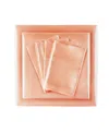 Madison Park Essentials Satin 6-pc. Sheet Set, California King In Blush