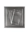 Madison Park Essentials Satin 6-pc. Sheet Set, California King In Gray