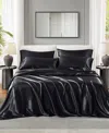 Madison Park Essentials Satin 7-pc. Sheet Set, Split King In Black