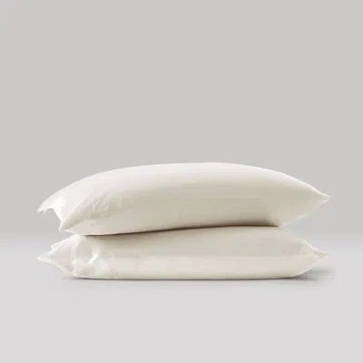 Madison Park Essentials Satin Luxury 2pc Pillowcases In Ivory