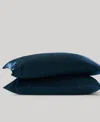 Madison Park Essentials Satin Pillowcase Pair, Standard In Midnight Blue
