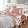 Madison Park Essentials Satin Wrinkle Resistant Pillowcase In Pink