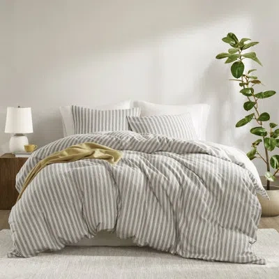 Madison Park Etta 3pcs Duvet Set In Gray