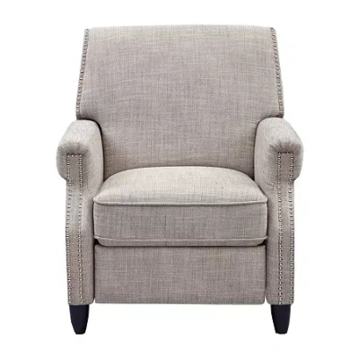 Madison Park Evanston Roll-arm Recliner In Gray