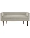 Madison Park Farrah Accent Bench In White
