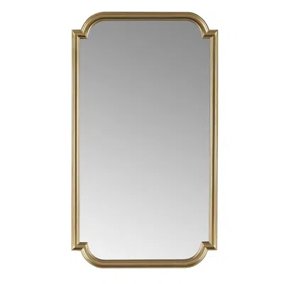 Madison Park Adelaide Gold-tone Scalloped Wood Wall Mirror