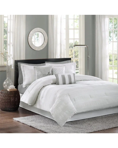 Madison Park Hampton Comforter Set In Gray