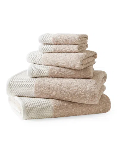 Madison Park Hayden Cotton 6-piece Towel Set In Pink