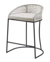 Madison Park Hermosa 21.5" Wide Woven Counter Stool