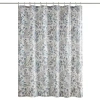 Madison Park Kairi Printed Seersucker Shower Curtain In Blue