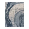 Madison Park Kathryn Abstract Wave Machine Woven Skid Resistant Indoor Rectangular Area Rug In Blue