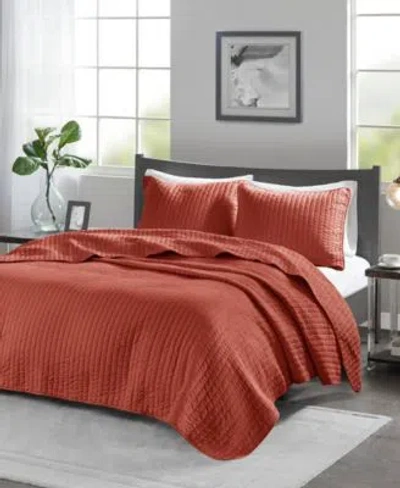 Madison Park Keaton Quilted Quilt Sets In Teal