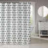 Madison Park Lauren Shower Curtain In Black