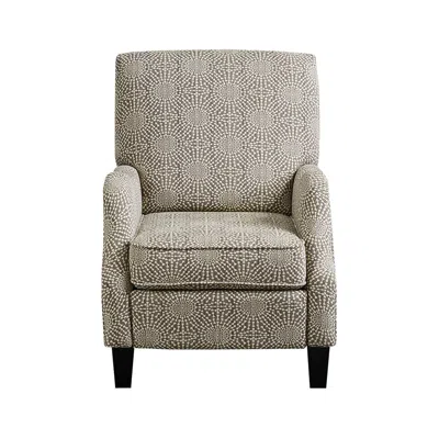 Madison Park Lerna 28 1/2" Wide Beige Push Back 3-way Recliner Chair