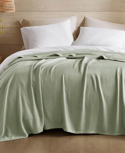 Madison Park Lightweight Breathable Blanket, Twin In Green