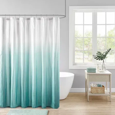 Madison Park Loire Shower Curtain In Green