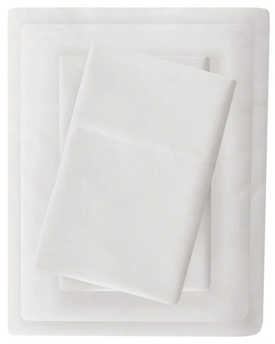 Madison Park Luxurious Brushed Microfiber Deep Pocket Sheet Set In White