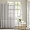 Madison Park Lydia Sheer Shower Curtain In Gray