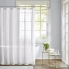 Madison Park Lydia Sheer Shower Curtain In White