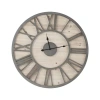 Madison Park Mason Wall Clock In White