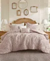 Madison Park Mona Sculpted Jacquard 5-pc. Comforter Set, Full/queen In Pink