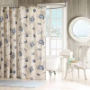 Madison Park Nantucket Seashell Shower Curtain In Blue