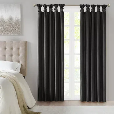 Madison Park Natalie Tab Top 100% Blackout Single Curtain Panel