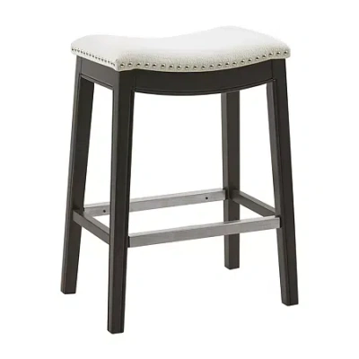 Madison Park Nomad Counter Stool In White