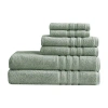 Madison Park Nurture 6-pc. Bath Towel Set In Green