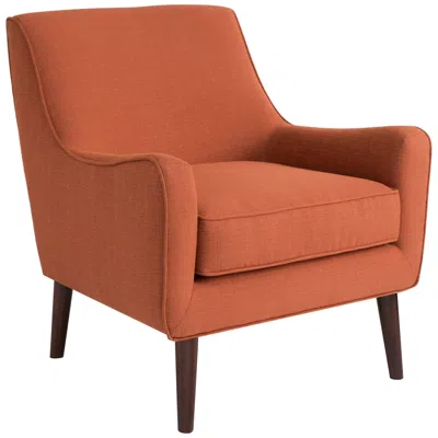 Madison Park Oxford Burnt Orange Accent Chair