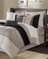 Madison Park Palisades 7-pc. Comforter Set, California King In Black