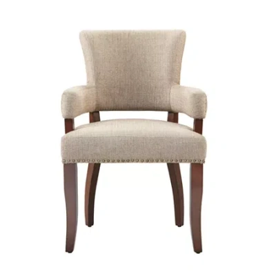 Madison Park Parler Armchair In Brown