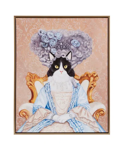 Madison Park Pet Portrait Bridger Kitty Framed Canvas Wall Art In Open Misce