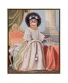 Madison Park Pet Portrait Kitty Queen Charlotte Framed Canvas Wall Art In Open Misce