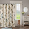 Madison Park Pierce Shower Curtain In Sand