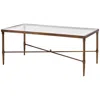 Madison Park Porter 44" Wide Bronze Metal Rectangular Coffee Table