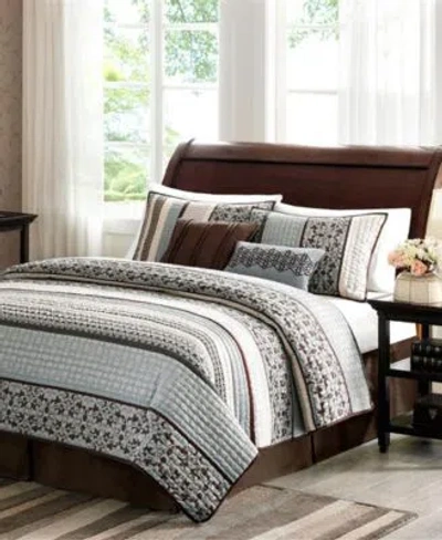 Madison Park Princeton Coverlet Sets In Blue