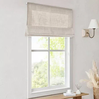 Madison Park Quincy Room Darkening Cordless Roman Shade Cordless Room Darkening Roman Shade In Multi