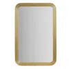 Madison Park Rectangle Metal Frame Fluted Wall Mirror In Multi