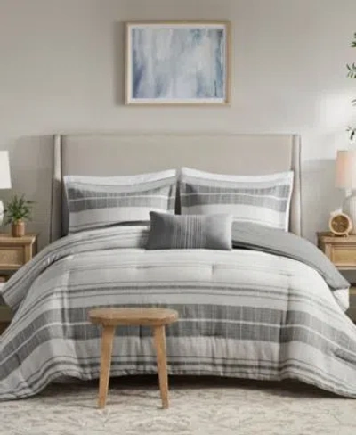 MADISON PARK RHODES STRIPE COMFORTER SETS