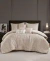 Madison Park Riva Jacquard 7-pc. Comforter Set, King In Beige