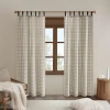 Madison Park Salford Tab Top Light-filtering Single Curtain Panel In White