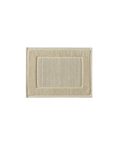 Madison Park Sanctuary Cotton Woven Bath Rug, 17" X 24" In Brown