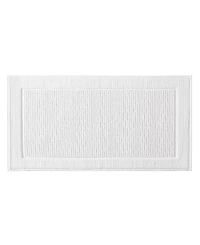 Madison Park Sanctuary Cotton Woven Bath Rug, 24" X 48" In Gray